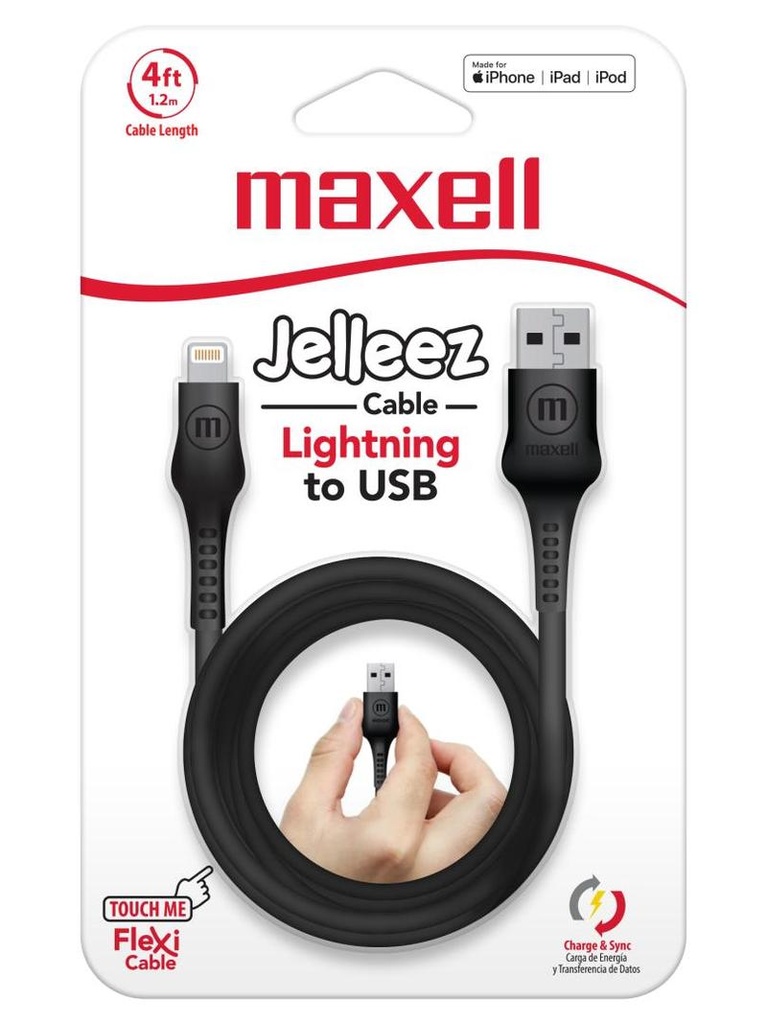 CB-JEL-APPL - 4FT USB to Lightning Jelleez Cable 