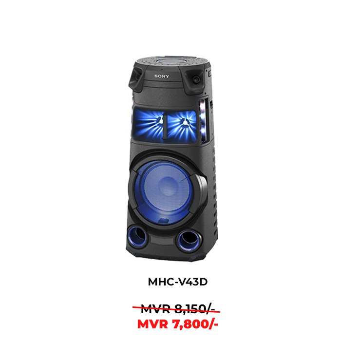 SONY HIGH POWER SPEAKER MHC-V43D
